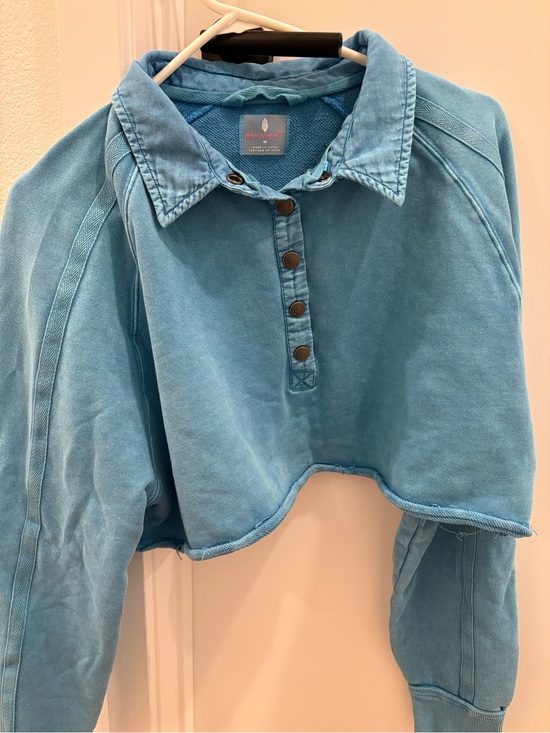 Free People Tops - Free People Playoff Cropped Pullover